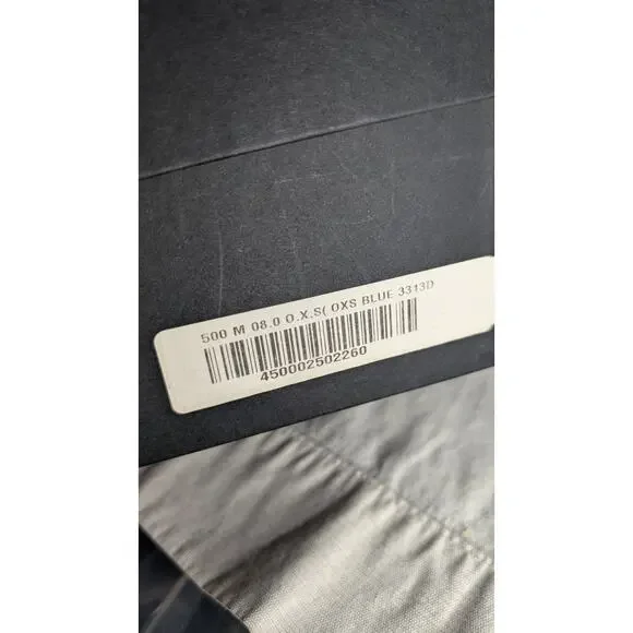 Oxs Italy Womens Woobie Blue Suede Leather Lace Up Sneaker Sz 8 Travel Preppy